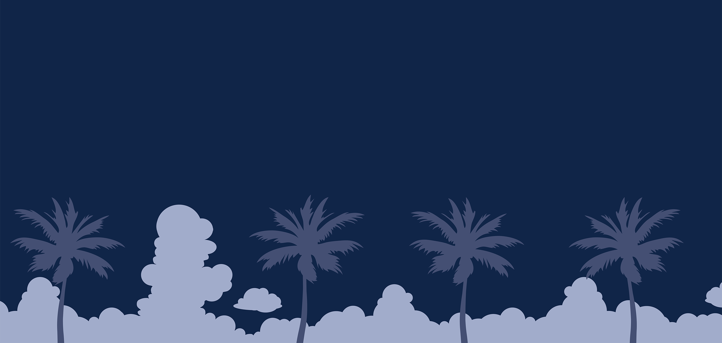 A person with a dog stands beside a red sports car under palm trees at night. The car's headlights illuminate the scene.